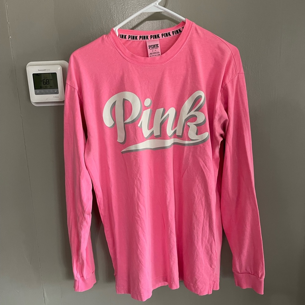 VS PINK LONG SLEEVE SZ SMALL